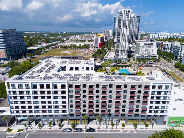 Rooftop air conditioning units on a commercial project by Best Air Solutions